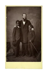 Two Boys from the Congo Training Institute for African Students, Llangollen, Wales